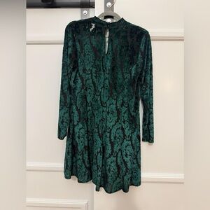 Uncle Frank Green and Black Patterned Dress